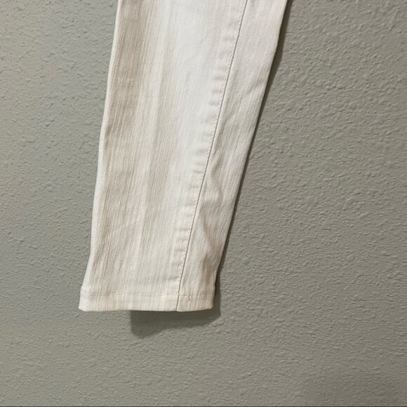 Mango Atice White Skinny Jeans Low Rise Y2K Womens 2 Casual Zip Fly Classic - Picture 2 of 10